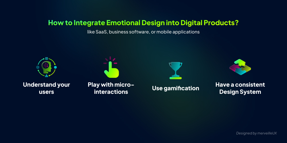 Integrating emotional design into a SaaS